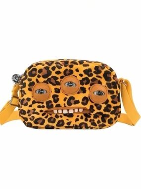 New Fuggler Zuru Series 1 Crossbody Bag Purse Leopard 3 Eyes Annoyed Alien